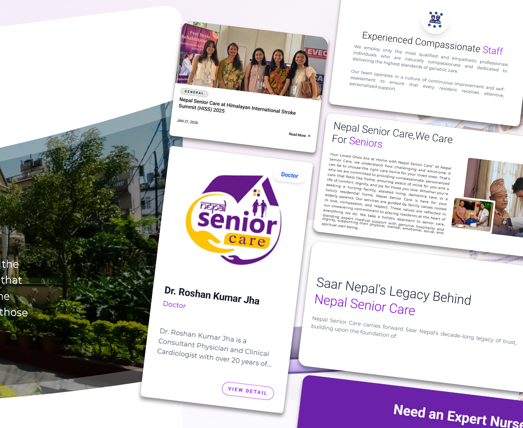 Nepal Senior Care Mockup Image