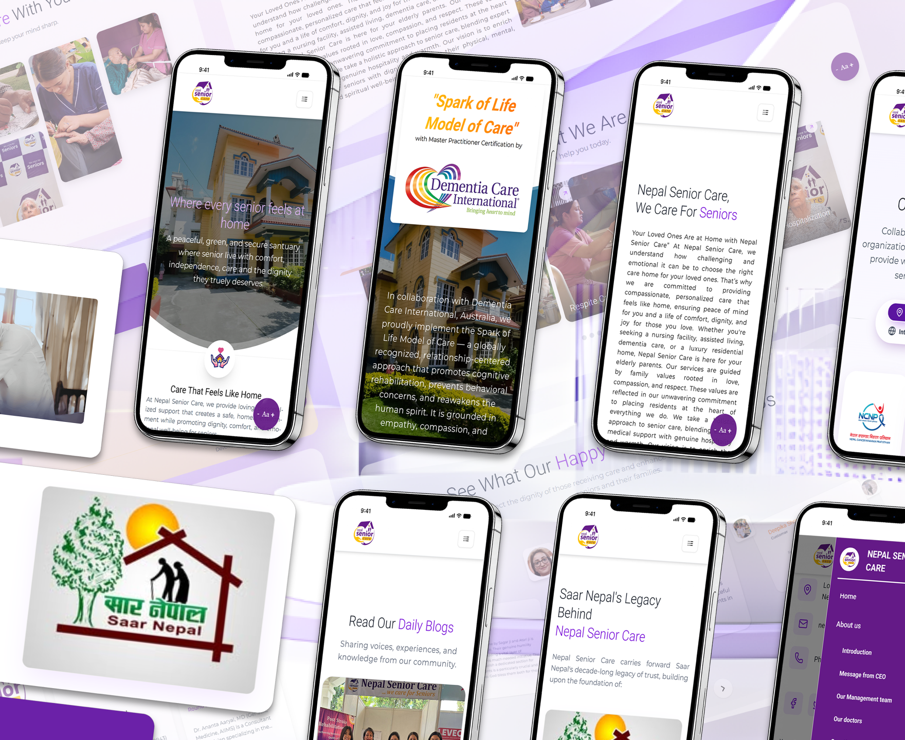 Nepal Senior Care Mockup Image