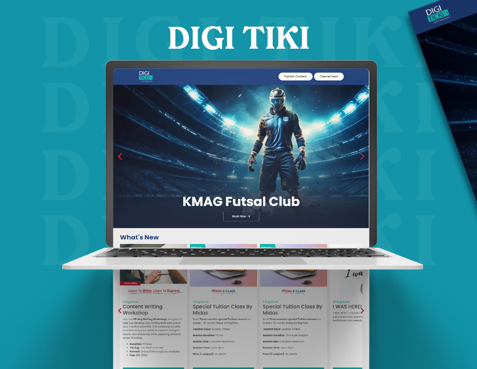 DIGI TICKI Mockup Image
